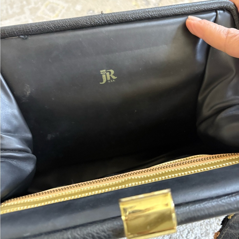 Vintage Large JR Florida Handbag Purse Carpet Bag Tapestry Floral Handbag - Picture 6 of 13